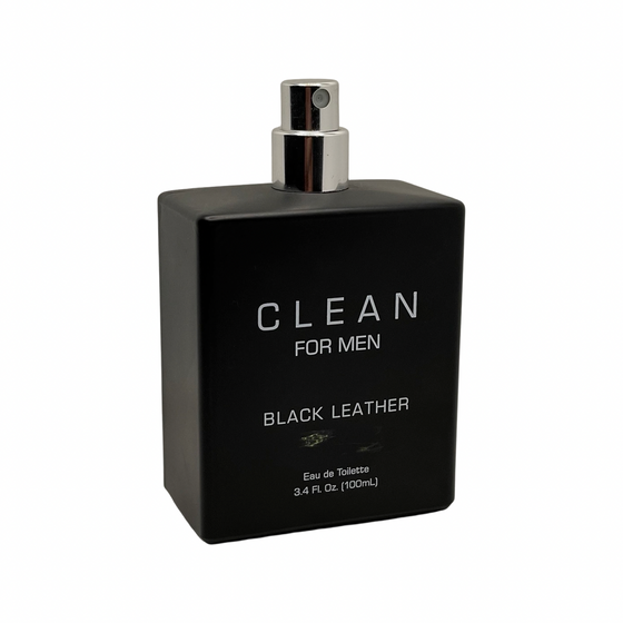 Clean For Men Black Leather