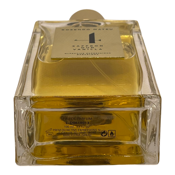 Rosendo Mateu Nº 4 Saffron, Oud, Vanilla