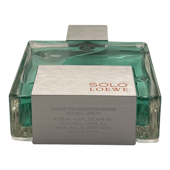 Solo Loewe Eau de Cologne Intense